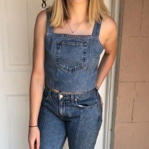 Denim Crop Top